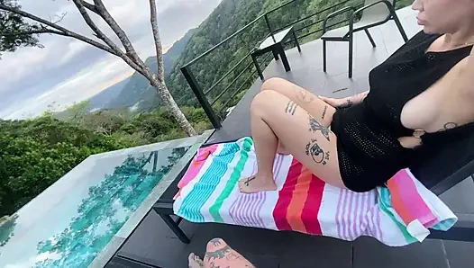 Otelde sikişirken yakalandı