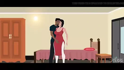 Yenge evde yalnızken eğleniyor ve sikiliyor