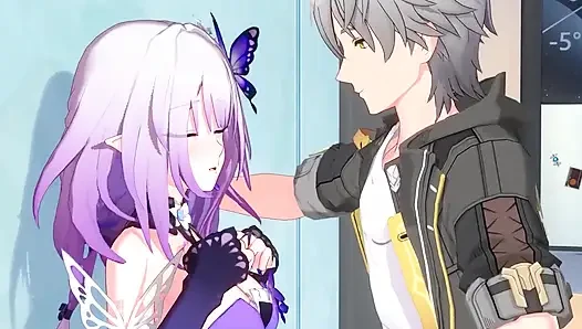 Honkai star rail - castorice x caelus tutkulu seks - 3d hentai animasyon