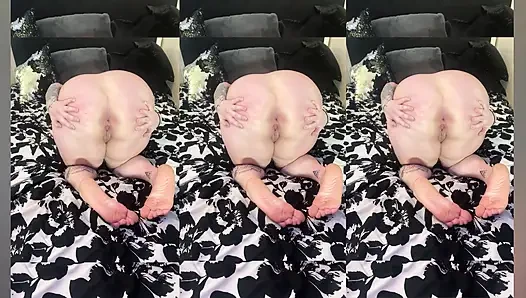 Büyük götlü osuruk patlaması: twerk, göt göz kırpıyor ve yüksek sesle gaz