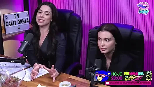 İki ateşli kız edepsizce konuşuyor - bruna carlos ve luciana picchi