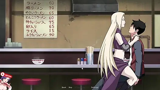 Naruto'nun Ichiraku'da Ramen yemesi için INO ile randevusu