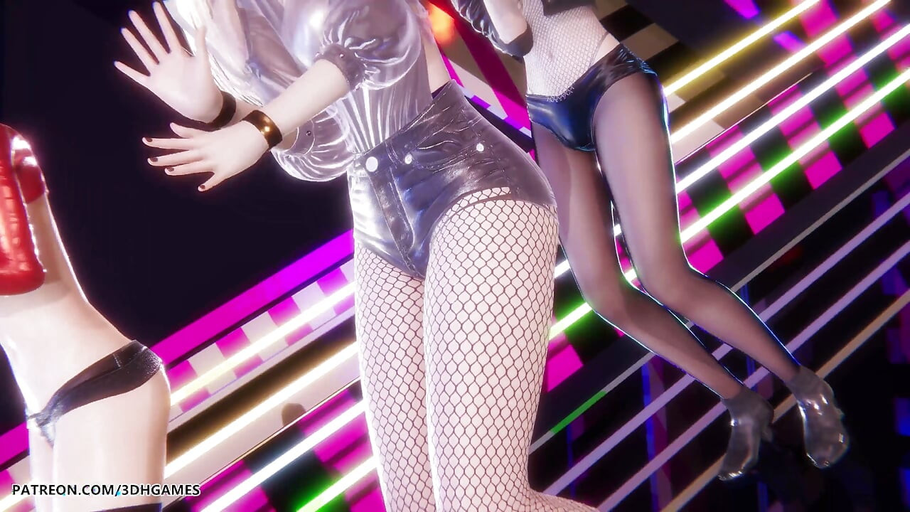 Mmd Babymonster - Ahri Evelynn Akali Seksi Striptiz League of Legends Hentai Sansürsüz 4K 60fps