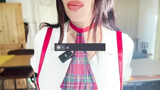 Kız öğrenci üniformamla dildo emiyor ve biniyorum (Alman 31 talimatı)