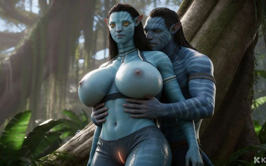 Avatar'dan Çok Ateşli Na'vi Sert Seks Yaptı