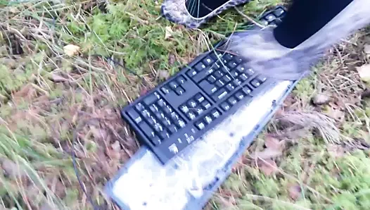 Leopard yüksek topuklu Lady l Crush klavye