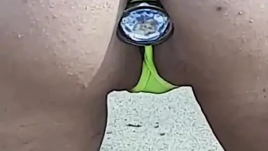 My Plug Thong in Lanzarote
