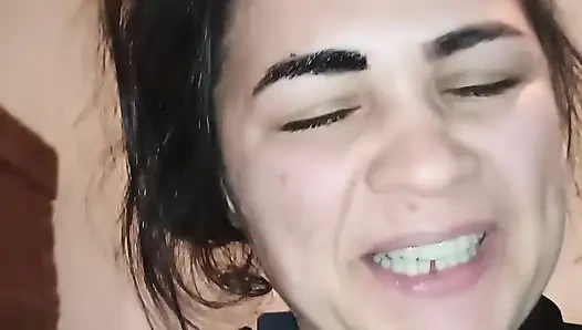 Stepdaughter sucks my dick all day and swallows it all