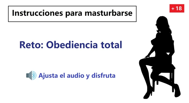 JOI castellano. Rol donde eres el esclavo sumiso de tu ama.