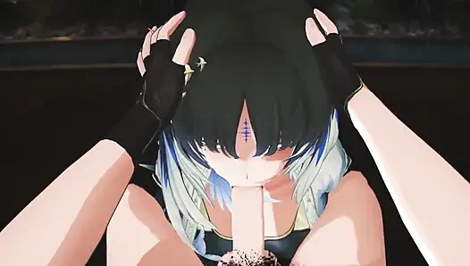 Ürken dalgalar - yangyang ve gezgin samimi seks sahnesi - 3 boyutlu hentai animasyon