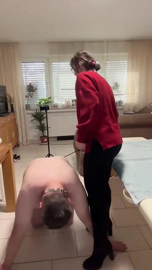 DomLadyMia-SlaveOfM Köle için Kırmızı Şeritler Bölüm 1