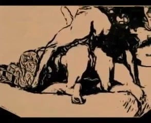 Adam bir bbw'nin kıçına hakim.