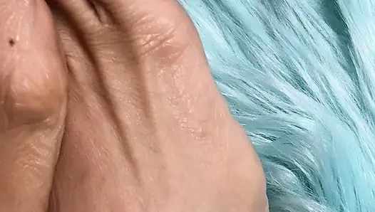 Melove seksi uzun ayak parmakları farklı renklerde oje