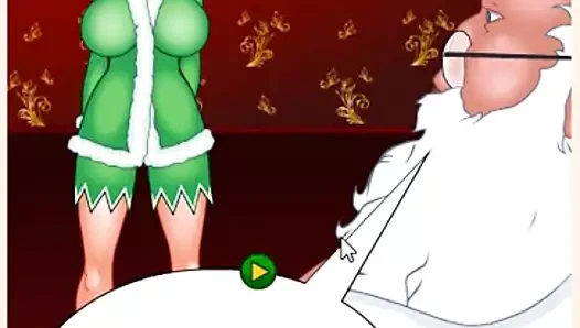 Noel Baba azgın sürtüğü sikiyor