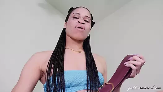 Pay Piggy Cash Spanking- Ebony Financial Domme Goddess Rosie