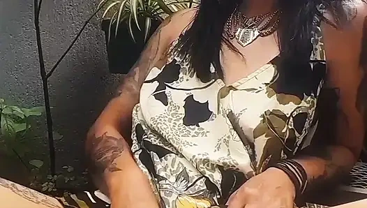 Açık havada sigara azdırma - beni güneşte oynarken izle