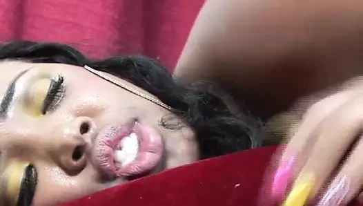 Stacy şerit gets ona güzel siyah kedi becerdin