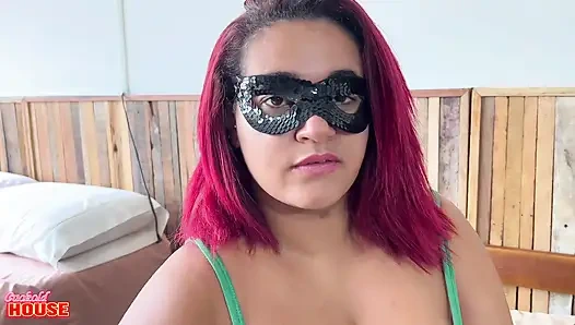 Şişman, Iri Göğüslü Ve Büyük Kalçalı Bir Kadın, Çok Yaramaz Bir Üçlü Ilişki Içinde