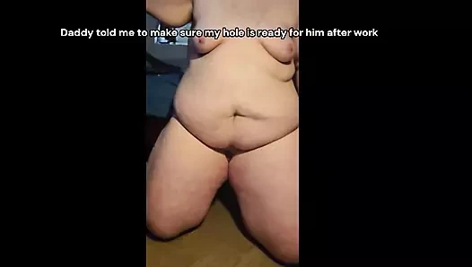 Baba için işe yaramaz yarak klitorisi