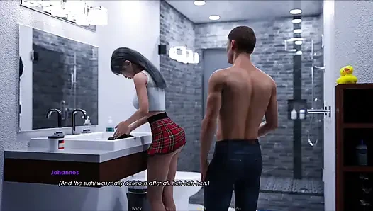 Şehvet akademisi #5 yeni büyüler öğrenme, Samatha'ya sikişmeyi çok isterim