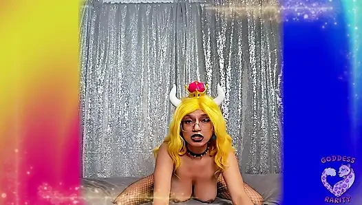 Bogini Rzadkość jest złośliwa dla twojego małego grzyba jako bowsette!