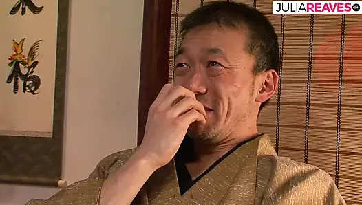 Dirty Asian bitch lets her hairy pussy be fucked