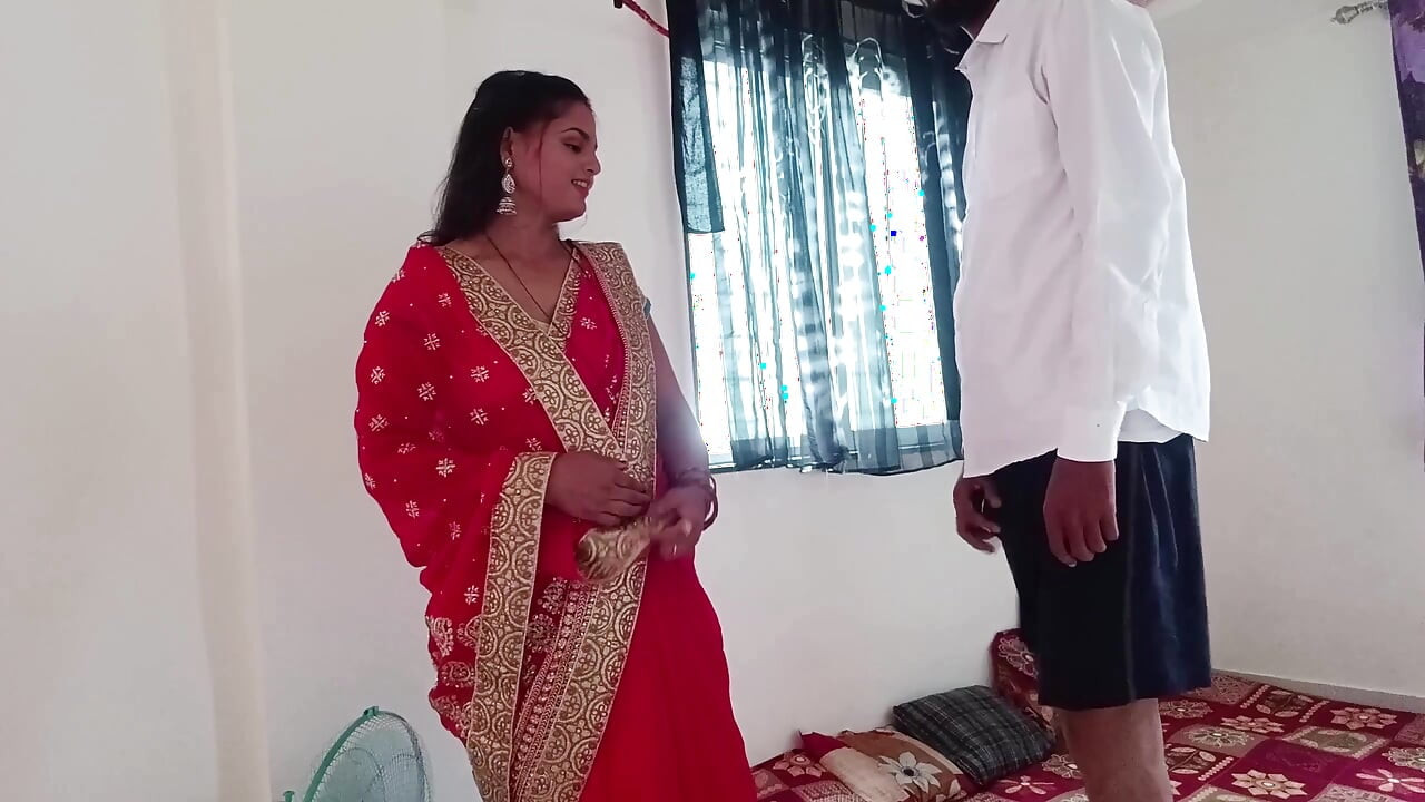 The electrical shop owner came to Riya Bhabhi's house to put a bulb when Riya Bhabhi grabbed his penis and started sucking it and did it