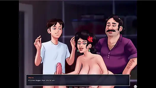 Yaz mevsimi efsanesi - Eva bebeğini doğurmuş ... Tony oradayken Johannes Maria'yi sikiyor