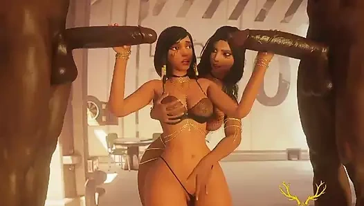 Nyx34x ateşli 3 boyutlu seks hentai derlemesi -34