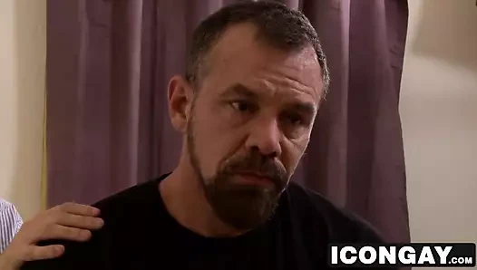 Muscle değil baba sahip olan seks ile sevimli twink