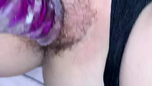 Amatör eş yapay penis içinde büyük kedi