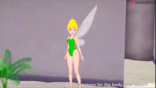 tinkerbell bikini seks plajda