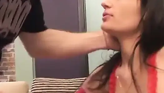 Anal sikilen Fransız hatun ağzına büyük miktarda döl alıyor