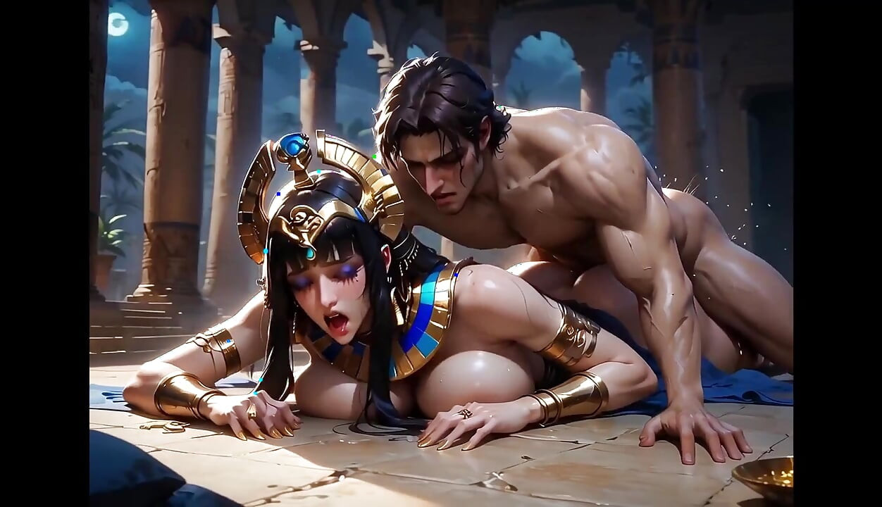 Kleopatra anime sphynx god ai tarafından sikiliyor