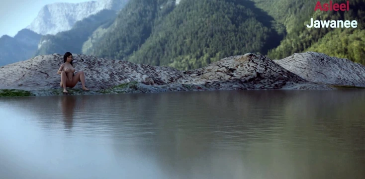 Indian girl caught while fucked riverside ( Hindi audio + moaning)