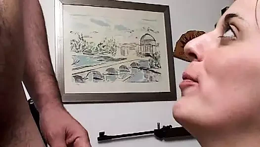 İş sonrası elena patronu ev için sikme davet ediyor