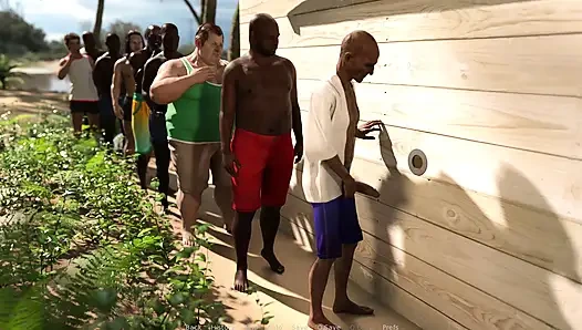 Doğu bloğu 23 Sahildeki tüm kadını siktiğime ve Kathryn'in duvar deliğinde tüm o yarakları emmesine izin vereceğime inanamıyorum