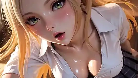 Ateşli anime kızlar derlemesi iç çamaşırı, bikini ve nazik azdırma