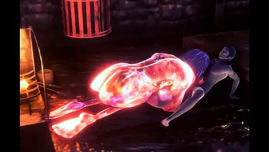 Pus'un annesi 3 boyutlu canavar sikiş