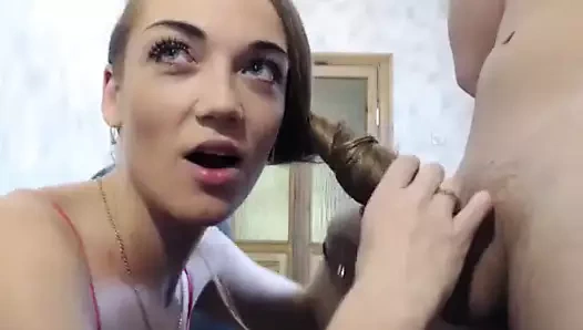 Seksi hairjob, uzun saç, saç, memeler