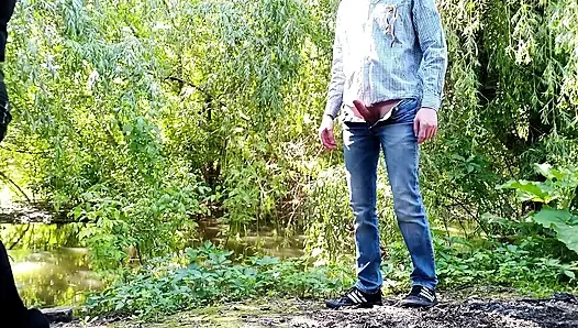 Mature milf jerked me off and sucked me off