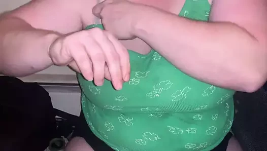 Güzel bbw eş ve ona büyük memeler