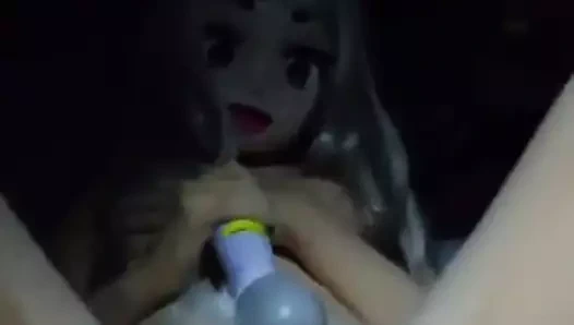 Karanlıkta titreşen Kigurumi