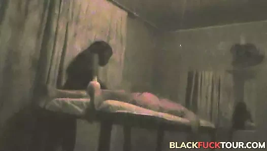 minyon abanoz masaj terapisti ürkütücü cadılar bayramı hayalet lanet büyük beyaz horoz için mutlu son