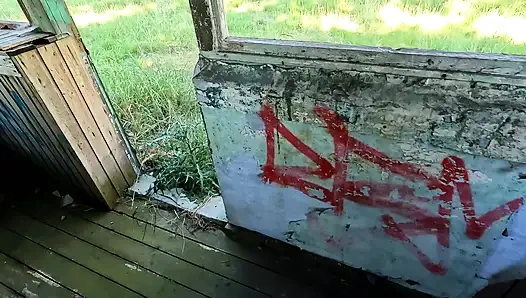 Memeler ve göt verandada şaplak atılıyor