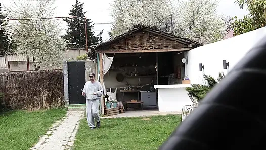 Stefaren min knuller meg og stedatteren min med den enorme kuken sin