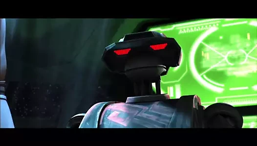 Yıldız savaşları taktik droid tv-94 veri çubuğunu gösteriyor