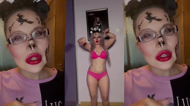 Kadın kılıklı teslimiyet - gözlük ve ruj aşağılama findom goaldigger'dan asmr klibi