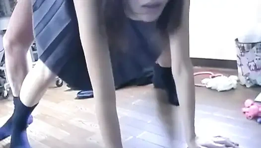 Üniversiteli kız ve doktoru sert eğleniyor