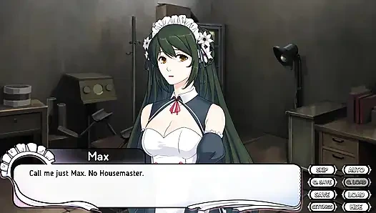 Hizmetçi malikanesi: hizmetçi amcığını ev ustasına yalatıyor ep.9